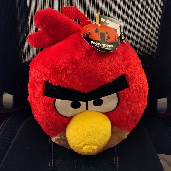 NWT Angry Birds Red Bird Backpack Plush - Picture 2 of 5